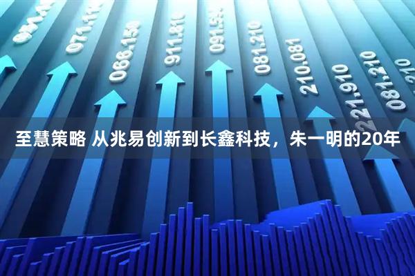 至慧策略 从兆易创新到长鑫科技，朱一明的20年